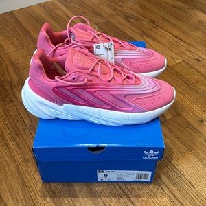 Adidas Ozelia size 9 hot pink sneakers